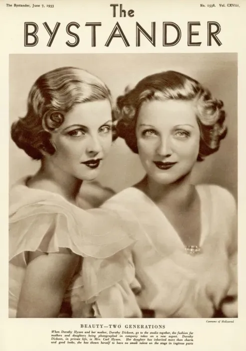 Framed Print : Bystander front-cover: Dorothy Hyson and Dorothy Dickinson Framed Print : Bystander front-cover: Dorothy Hyson and Dorothy Dickinson