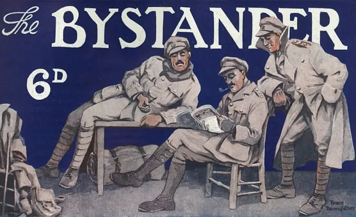 Framed Print : Bystander masthead 1917