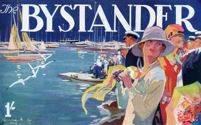 Framed Print : Bystander masthead design, 1927 Framed Print : Bystander masthead design, 1927
