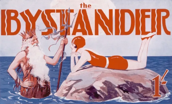 Framed Print : Bystander masthead by Harry Woolley, 1930