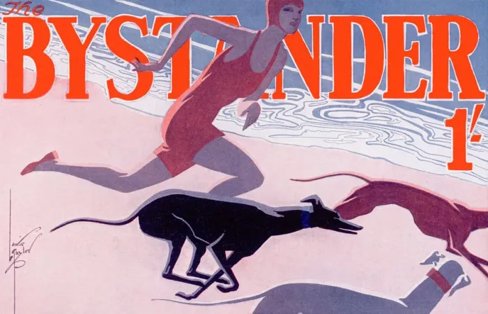 Framed Print : The Bystander masthead by Laurie Taylor, 1930