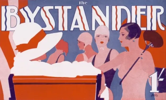 Framed Print : The Bystander masthead by Tony Castle, 1930 Framed Print : The Bystander masthead by Tony Castle, 1930