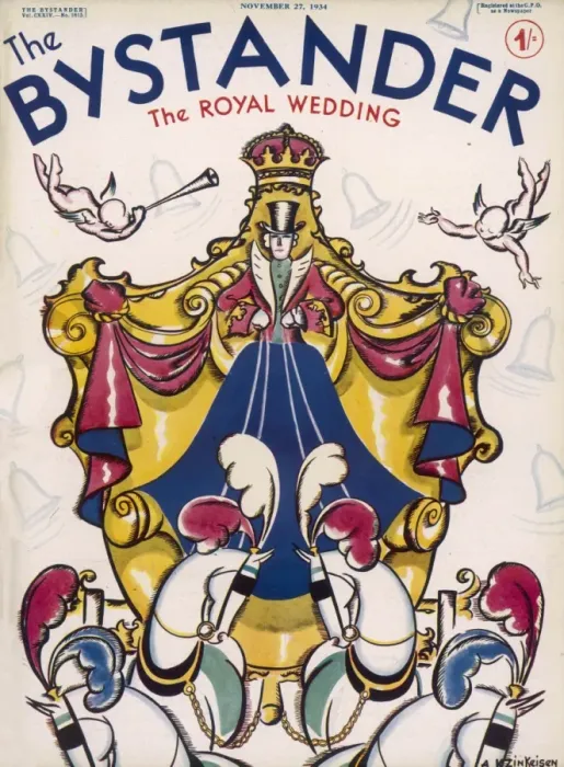 Framed Print : The Bystander Royal Wedding Number front cover Framed Print : The Bystander Royal Wedding Number front cover