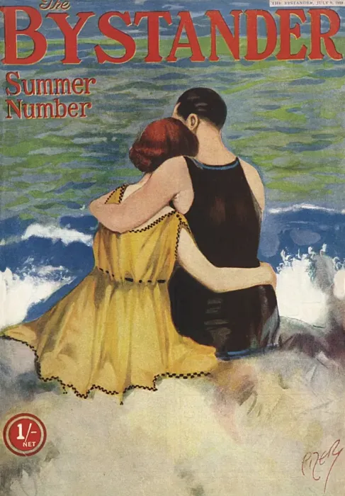 Framed Print : Bystander Summer Number front cover, 1919 Framed Print : Bystander Summer Number front cover, 1919