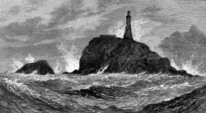 Framed Print : Calf Rock Lighthouse, Bantry Bay, Ireland, 1881 Framed Print : Calf Rock Lighthouse, Bantry Bay, Ireland, 1881