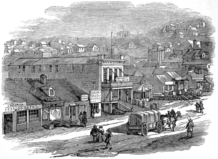 Framed Print : California. San Francisco. Blay-Place, San Francisco