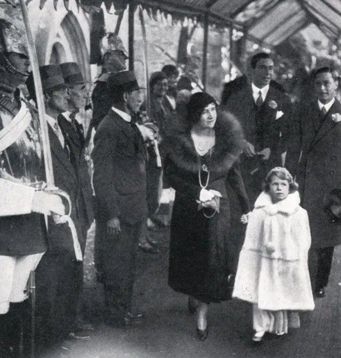 Framed Print : Cambridge-Abel Smith Balcombe wedding, 1931