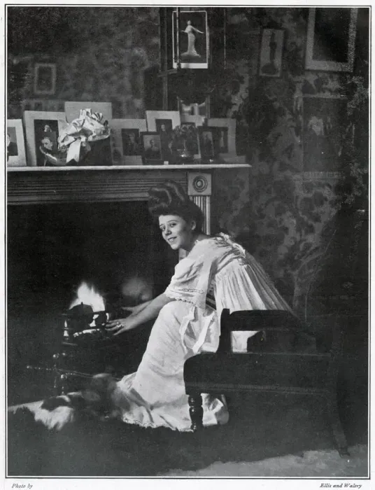 Framed Print : Camille Clifford at home Framed Print : Camille Clifford at home