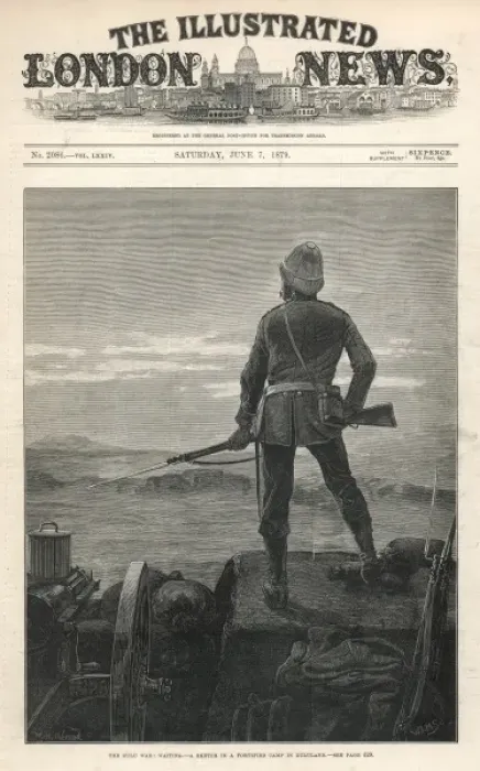 Framed Print : A Camp during Zulu War