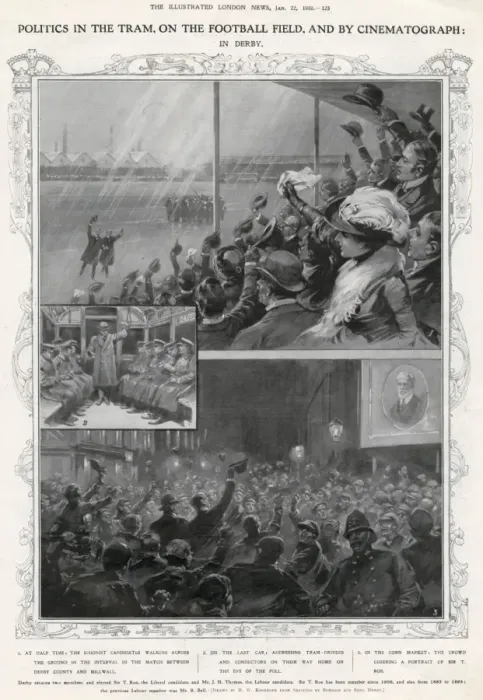Framed Print : Canvassing for Votes in Derby, 1910 Framed Print : Canvassing for Votes in Derby, 1910