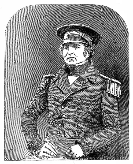 Framed Print : Captain Francis Crozier of HMS Terror, 1845 Framed Print : Captain Francis Crozier of HMS Terror, 1845
