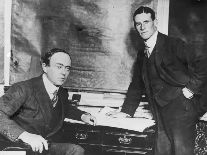 Framed Print : Captain Robert Falcon Scott and Edward Evans Framed Print : Captain Robert Falcon Scott and Edward Evans