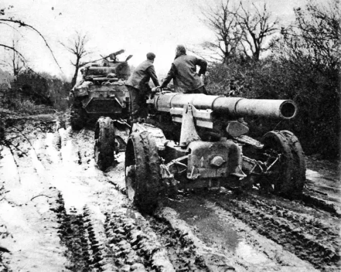 Framed Print : Captured German 155-mm Gun, Italy; Second World War, 1944 Framed Print : Captured German 155-mm Gun, Italy; Second World War, 1944