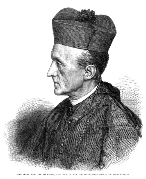Framed Print : Cardinal Manning Framed Print : Cardinal Manning