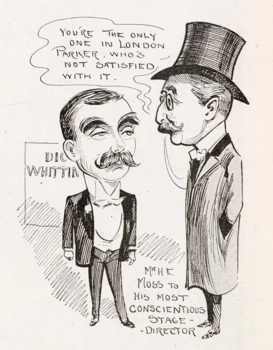 Framed Print : Caricature of (Sir) Edward Moss, chairman of Moss Empires Framed Print : Caricature of (Sir) Edward Moss, chairman of Moss Empires