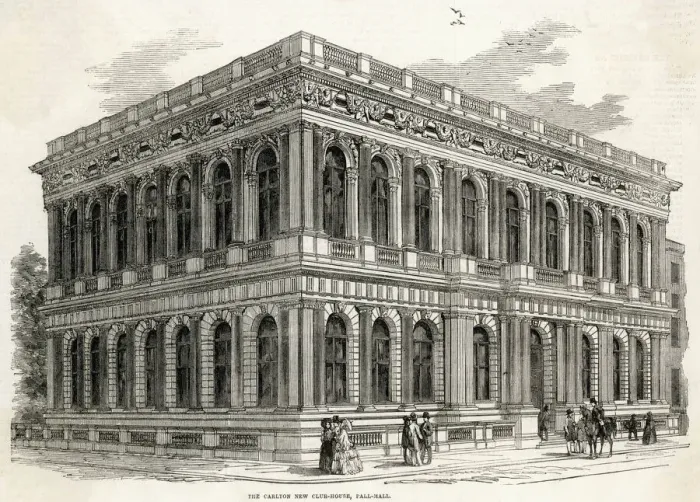 Framed Print : Carlton Club 1855 Framed Print : Carlton Club 1855