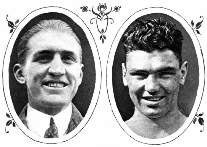 Framed Print : Carpentier and Dempsey, 1921 Framed Print : Carpentier and Dempsey, 1921
