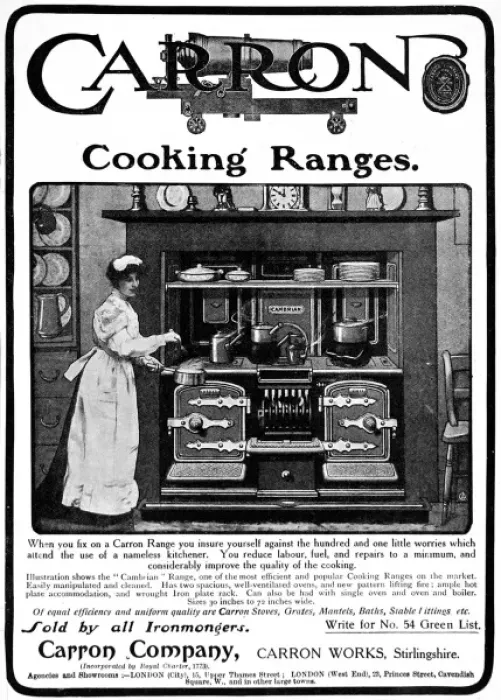 Framed Print : Carron Cooking Range
