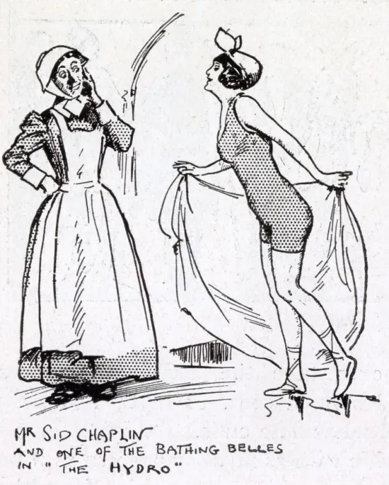 Framed Print : Cartoon showing Syd Chaplin, actor, writer, as well as brother Framed Print : Cartoon showing Syd Chaplin, actor, writer, as well as brother