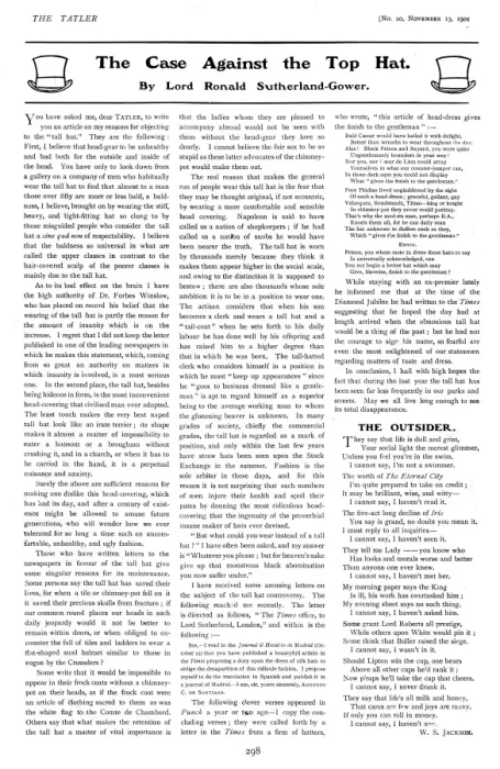 Framed Print : The case against the top hat Framed Print : The case against the top hat