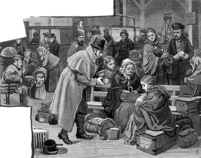 Framed Print : Castle Garden Immigration Depot, New York, 1886 Framed Print : Castle Garden Immigration Depot, New York, 1886