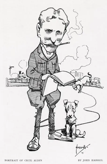 Framed Print : Cecil Aldin by John Hassall