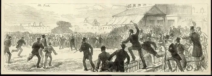 Framed Print : Celebrations at the Oval Framed Print : Celebrations at the Oval