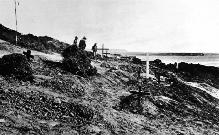 Framed Print : Cemetery for Australian officers at Gallipoli