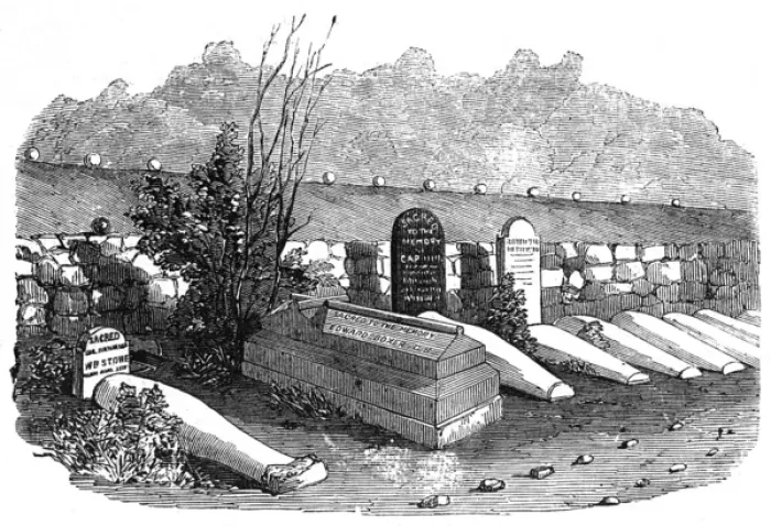 Framed Print : The Cemetery on Balaklava Heights, 1856 Framed Print : The Cemetery on Balaklava Heights, 1856
