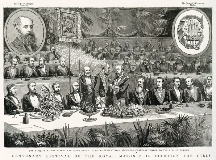 Framed Print : Centenary festival of the Royal Masonic Institution for Girls