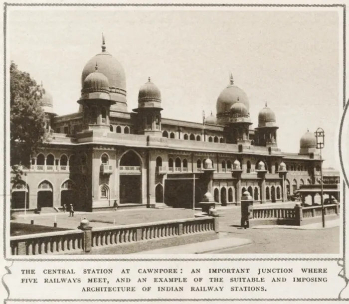 Framed Print : The Central Station at Cawnpore, India Framed Print : The Central Station at Cawnpore, India