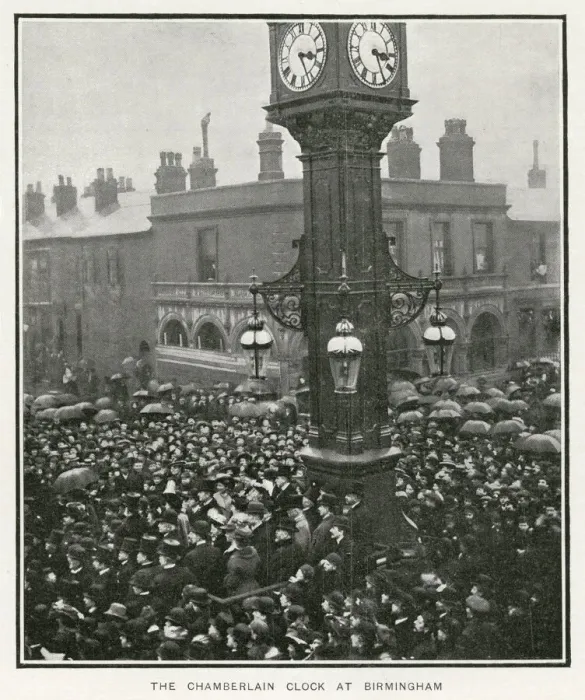 Framed Print : Chamberlain Clock in Birmingham Framed Print : Chamberlain Clock in Birmingham