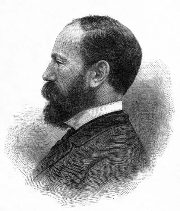 Framed Print : Charles Dilke in 1883