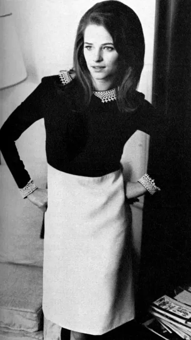 Framed Print : Charlotte Rampling in Jean Varon Framed Print : Charlotte Rampling in Jean Varon