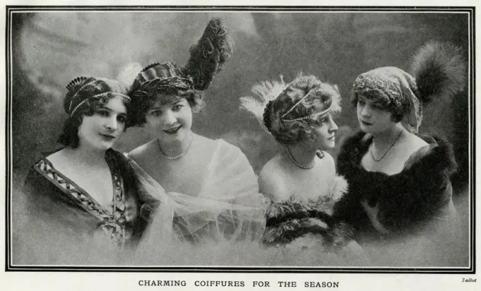 Framed Print : Charming coiffures for the spring season 1912 Framed Print : Charming coiffures for the spring season 1912