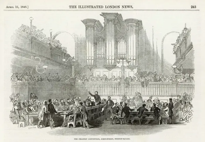 Framed Print : Chartist Convention Framed Print : Chartist Convention