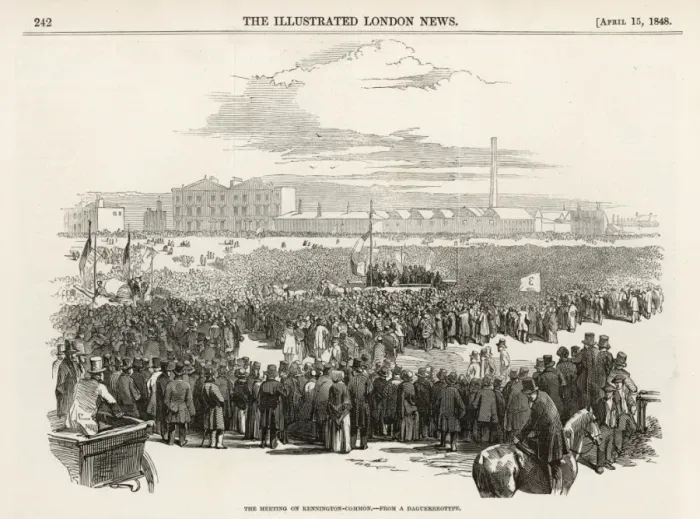 Framed Print : Chartist Meeting Framed Print : Chartist Meeting