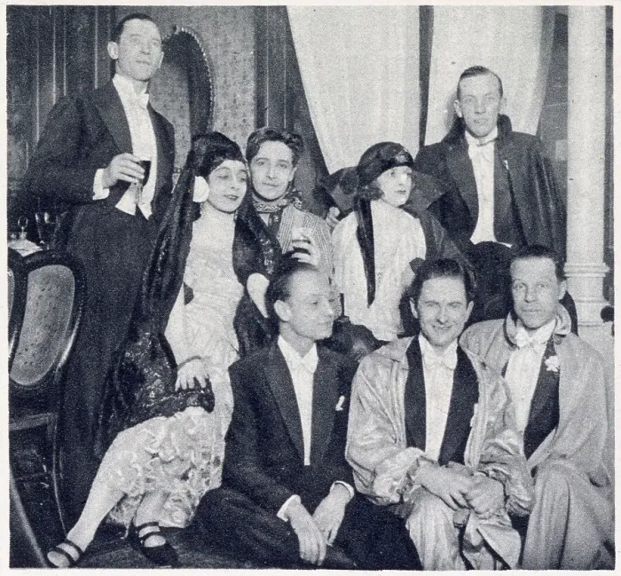 Framed Print : Chelsea Arts Club ball, Noel Coward, Ivor Novello Framed Print : Chelsea Arts Club ball, Noel Coward, Ivor Novello