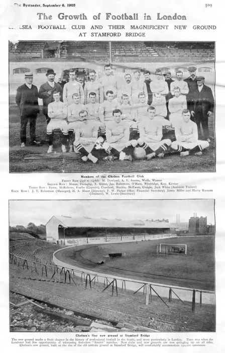 Framed Print : Chelsea Football Club 1905 Framed Print : Chelsea Football Club 1905