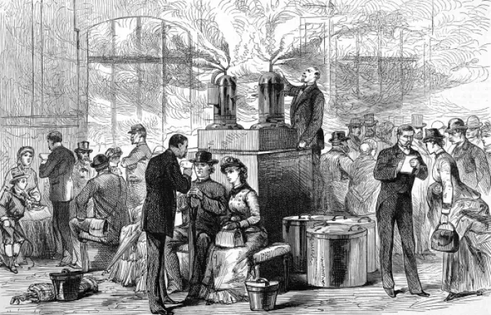 Framed Print : The Cholera epidemic in France