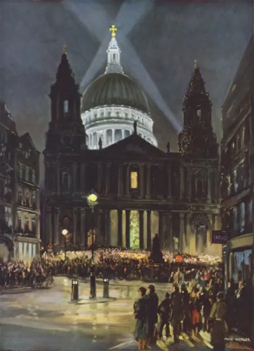 Framed Print : Christmas Carols at St. Pauls by Max Hofler Framed Print : Christmas Carols at St. Pauls by Max Hofler