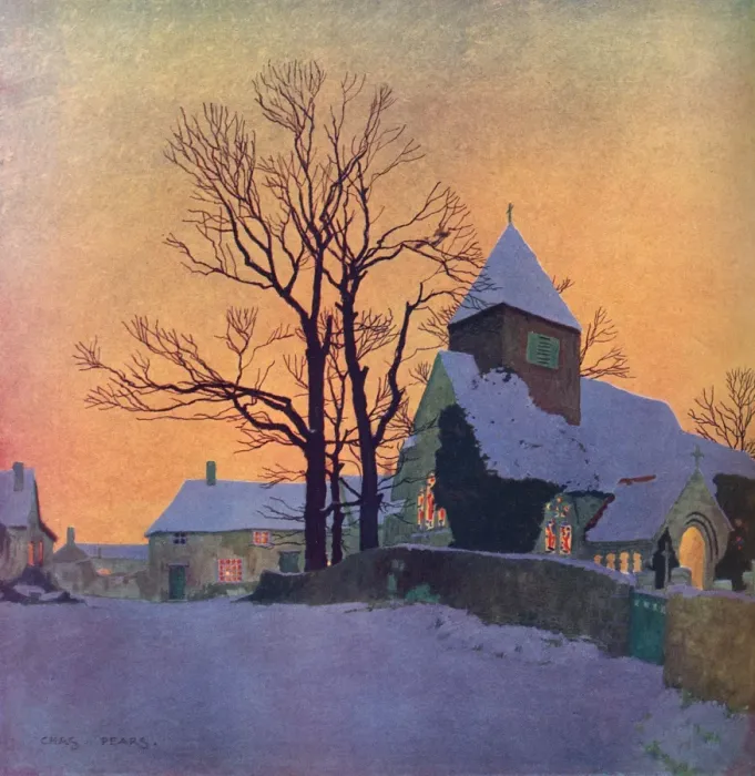 Framed Print : Christmas Eve by Charles Pears Framed Print : Christmas Eve by Charles Pears