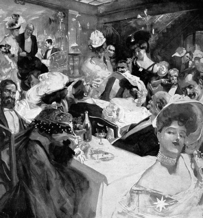 Framed Print : Christmas Eve at Maxim s Framed Print : Christmas Eve at Maxim s