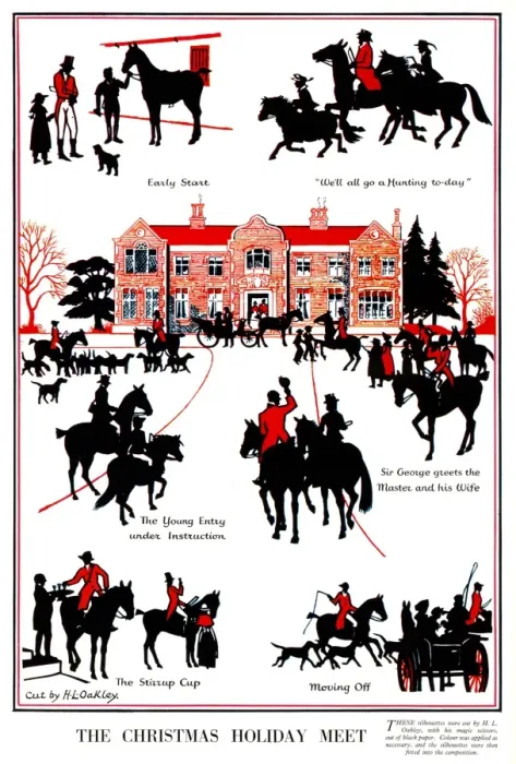 Framed Print : The Christmas Holiday Meet by H. L. Oakley Framed Print : The Christmas Holiday Meet by H. L. Oakley