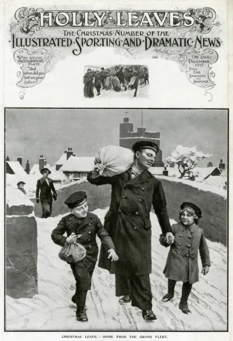 Framed Print : Christmas leave, home from the Grand Fleet 1917 Framed Print : Christmas leave, home from the Grand Fleet 1917