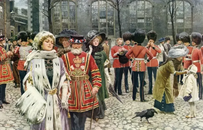 Framed Print : Christmas morning service at the Tower of London Framed Print : Christmas morning service at the Tower of London