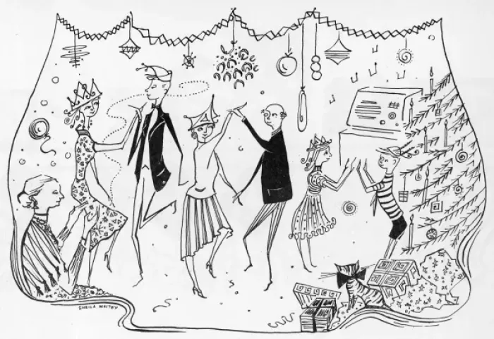 Framed Print : Christmas party Framed Print : Christmas party