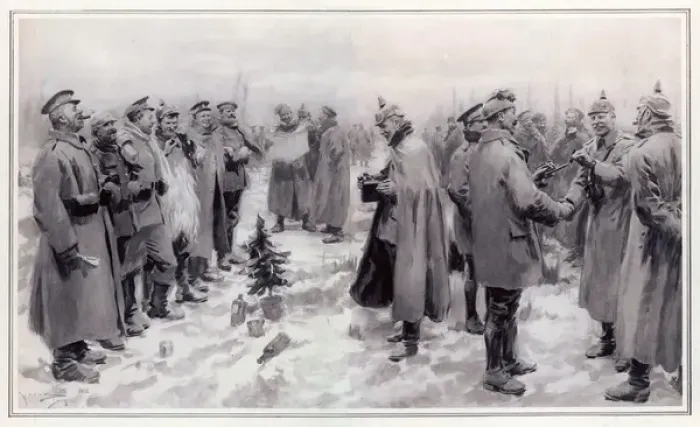 Framed Print : Christmas Truce 1914 / Ww1 Framed Print : Christmas Truce 1914 / Ww1