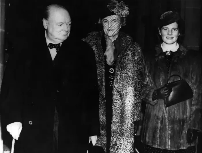 Framed Print : Churchill arriving at the Free Trade Hall, Manchester, 1940 Framed Print : Churchill arriving at the Free Trade Hall, Manchester, 1940