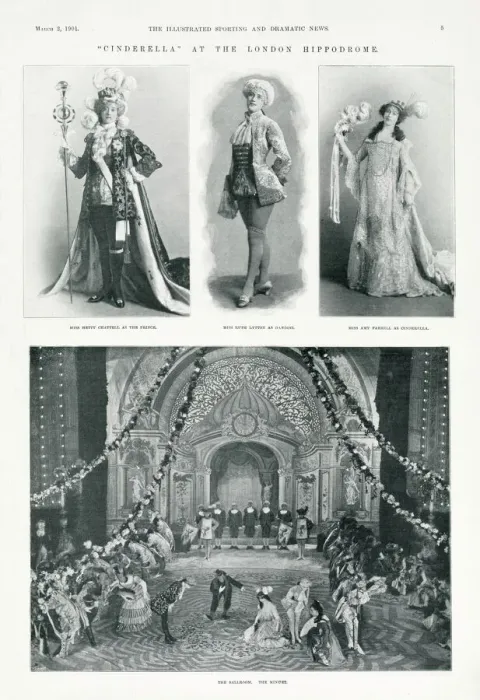 Framed Print : Cinderella at the London Hippodrome
